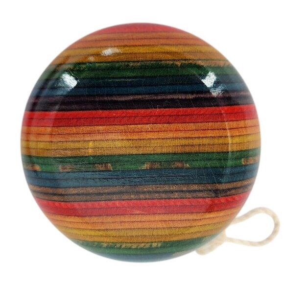 Vintage BC Classic Rainbow No. 49 Yo-Yo Champion Hardwood Made in USA - Picture 3 of 8